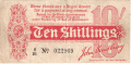 Treasury 10 Shillings, from 1914